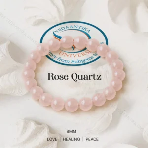 Rose Quartz Bracelet for Love, Calmness & Emotional Balance