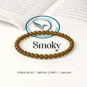 Smoky Quartz Bracelet for Overthinking, Stress & Grounding