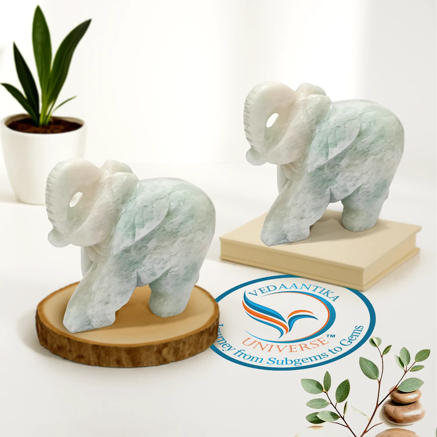 Amazonite Elephant Natural