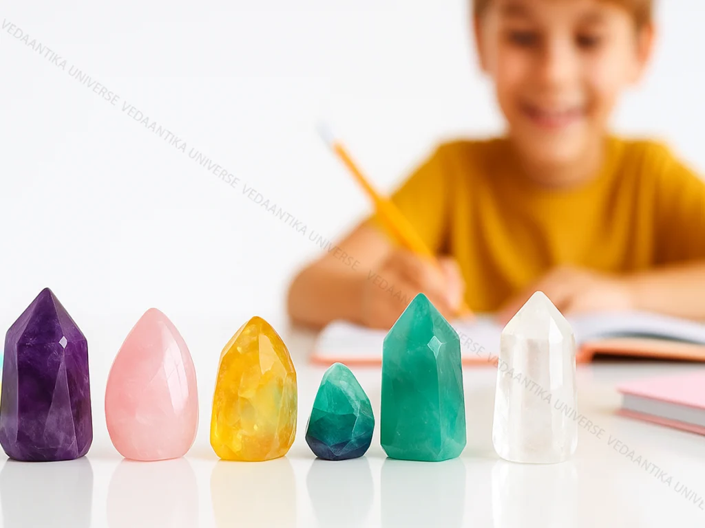 Healing crystals for focus and study energy