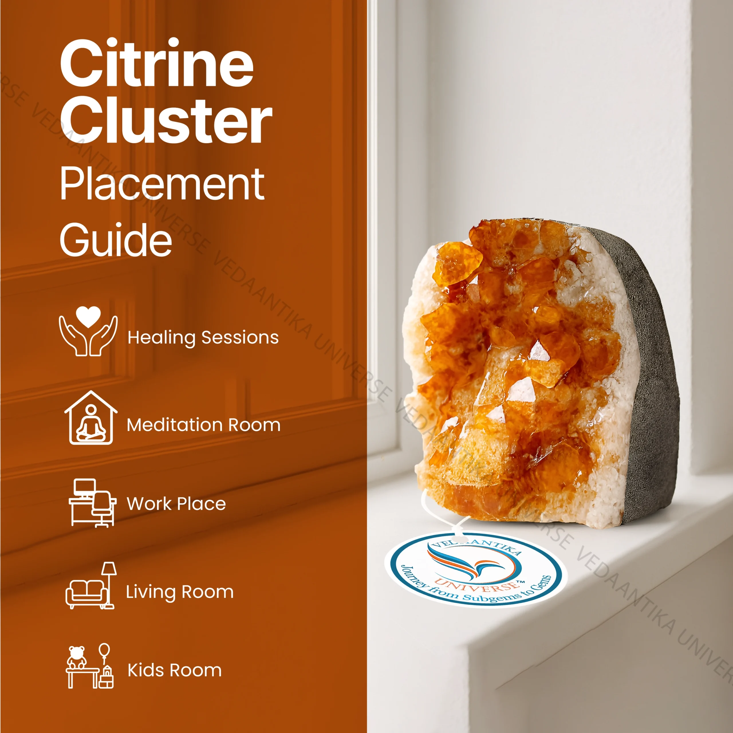 citrine cluster benefits