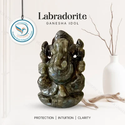 Labradorite Ganesha Idol for intuition and inner awareness