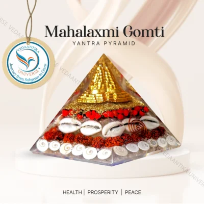 Maha Laxmi Gomti Chakra Pyramid for financial stability