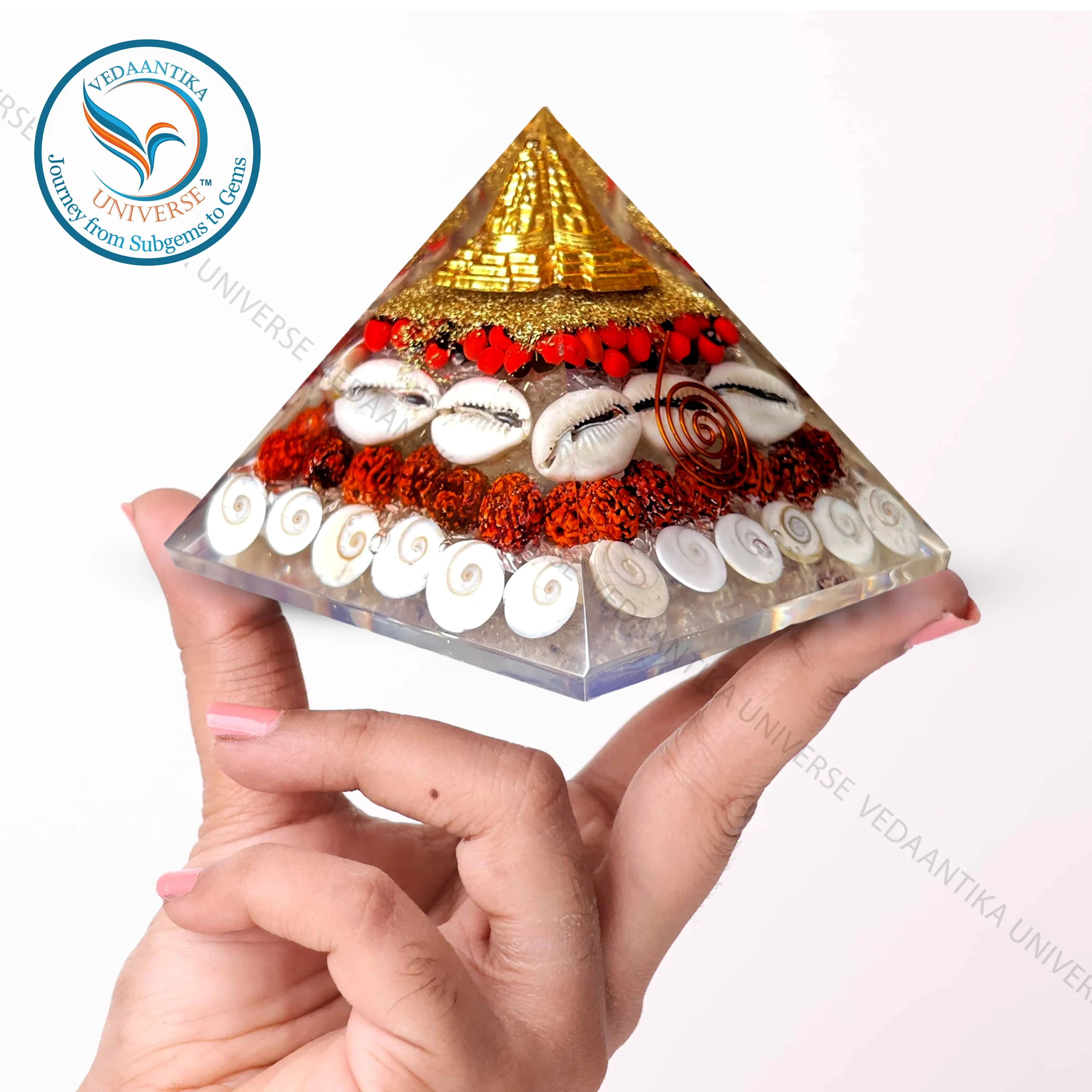 natural Maha Laxmi Gomti Yantra Pyramid vastu remedy