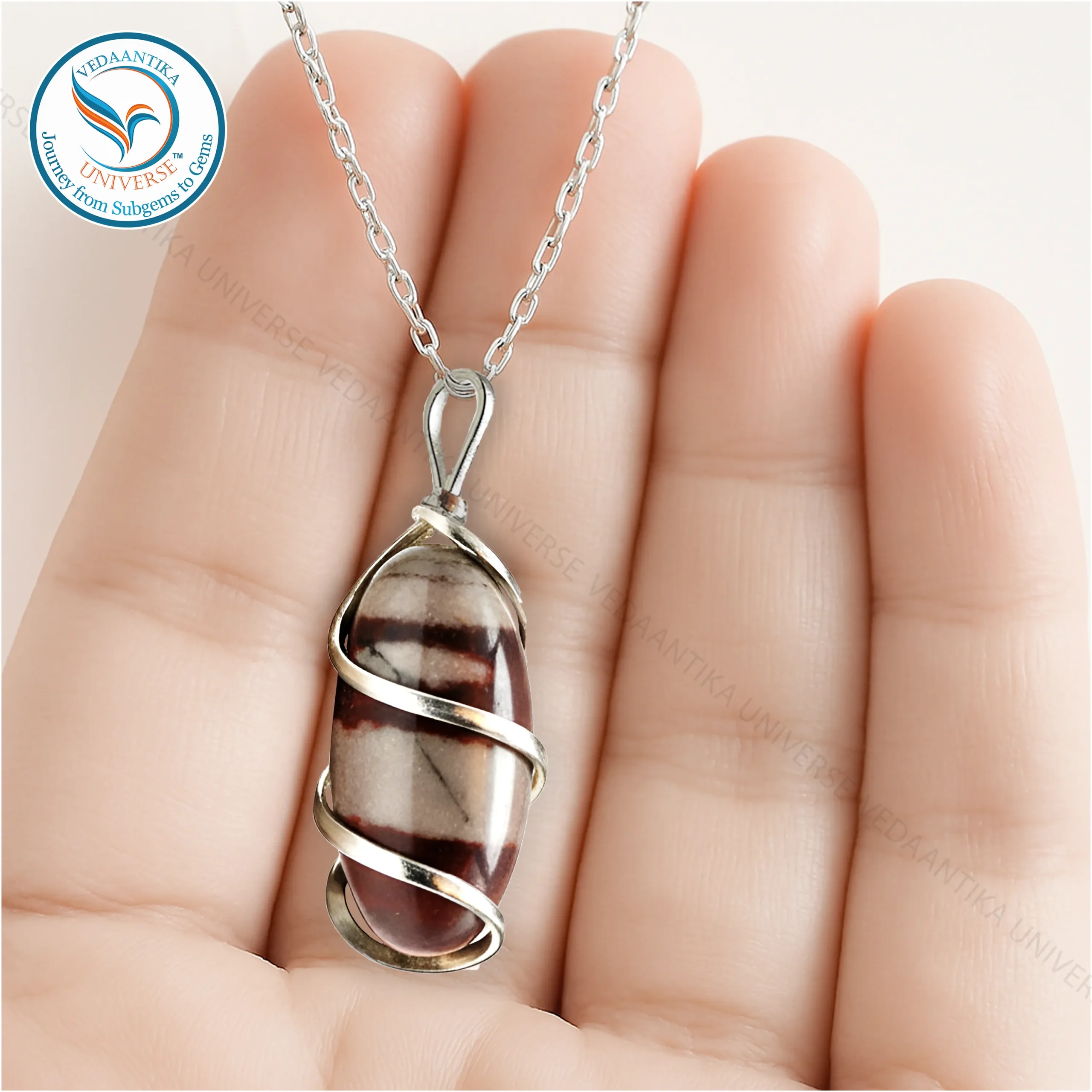 Natural Narmdeshwar Shivling Pendant