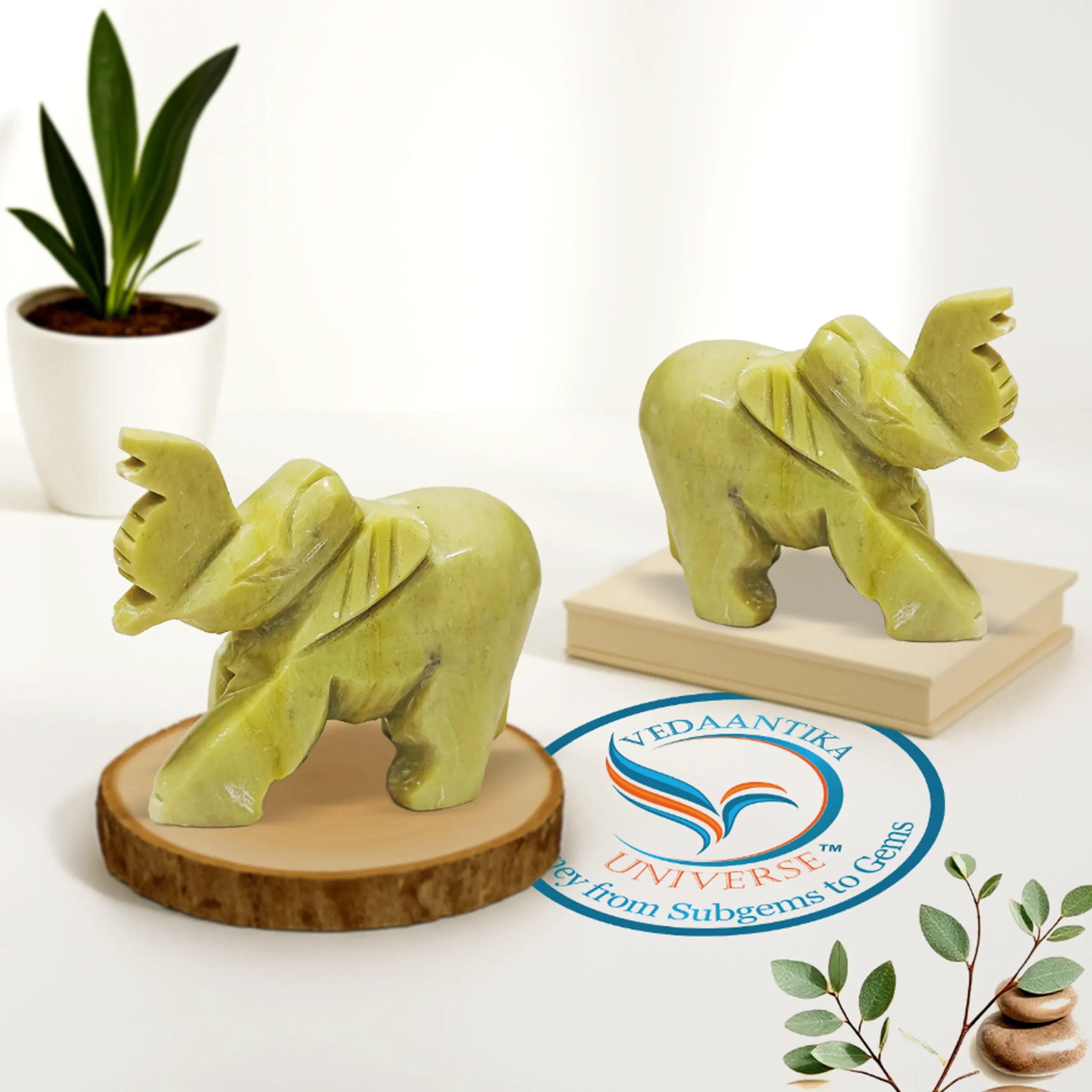 Yellow Aventurine Elephant Natural