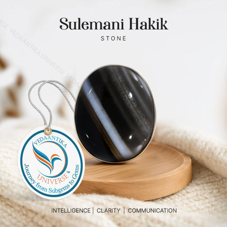 Sulemani Hakik stone for reducing negative thinking