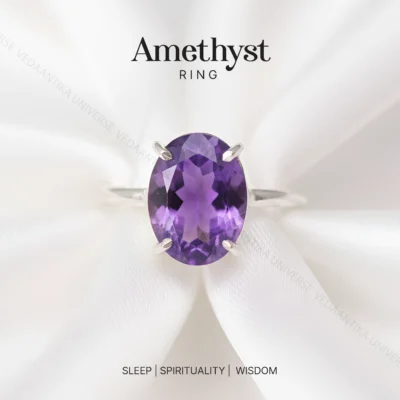 Natural Amethyst Ring