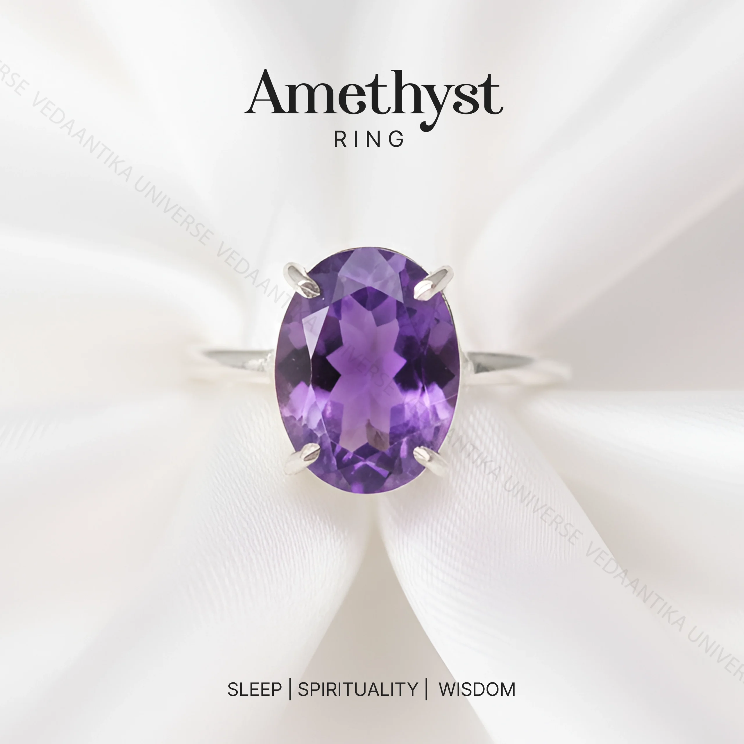 Natural Amethyst Ring