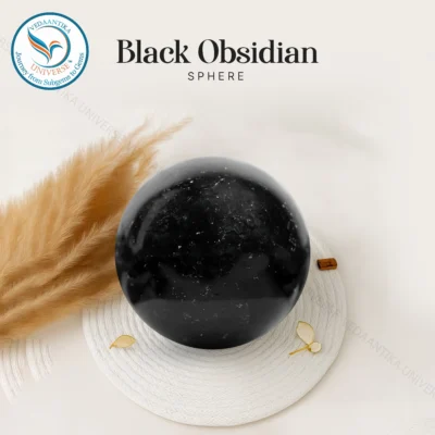 Black Obsidian Sphere for emotional control