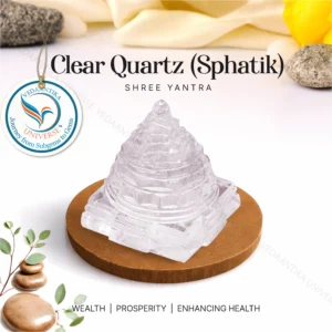 Clear Quartz Shree Yantra (Sphatik)