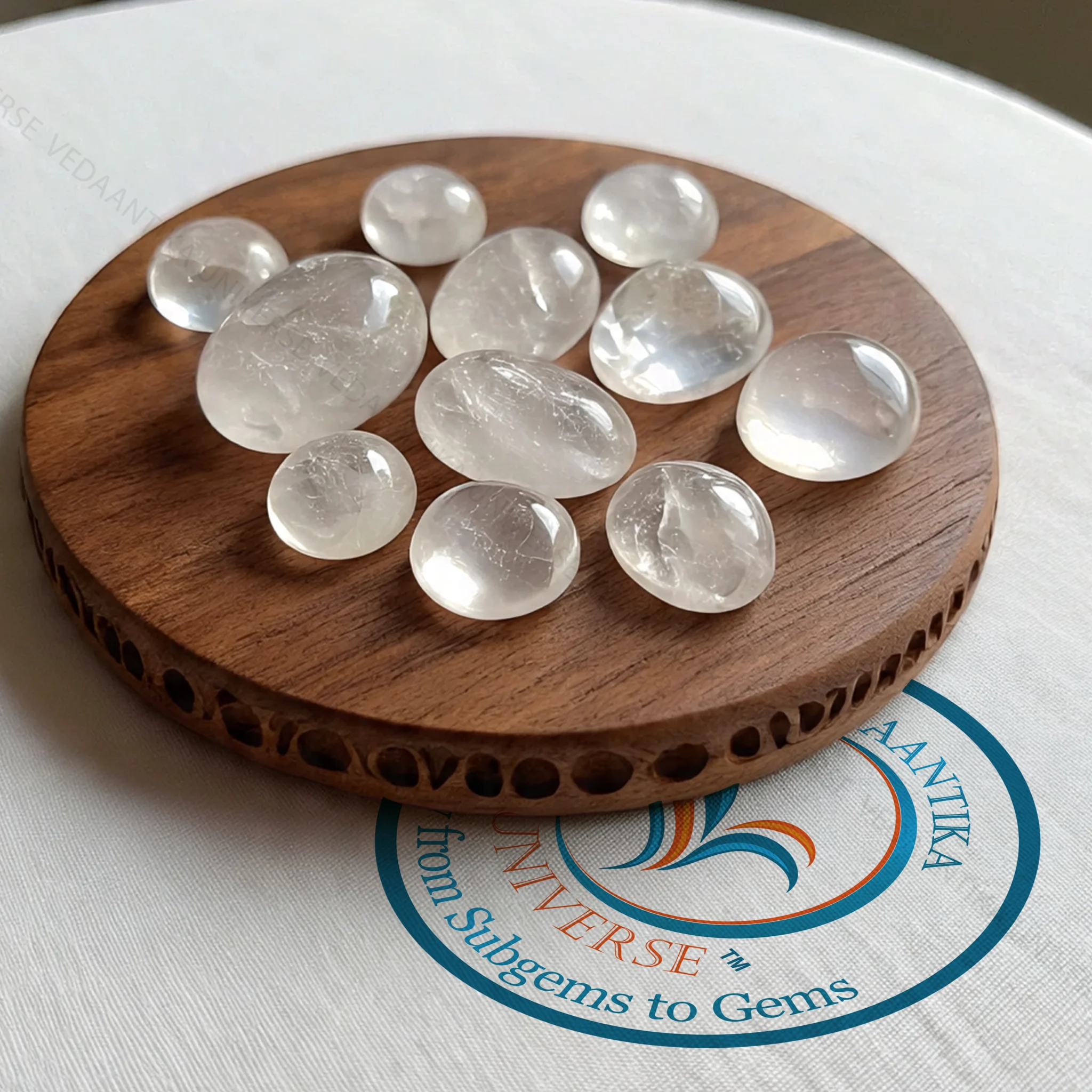 Clear Quartz Tumbled Stone AAA Collection