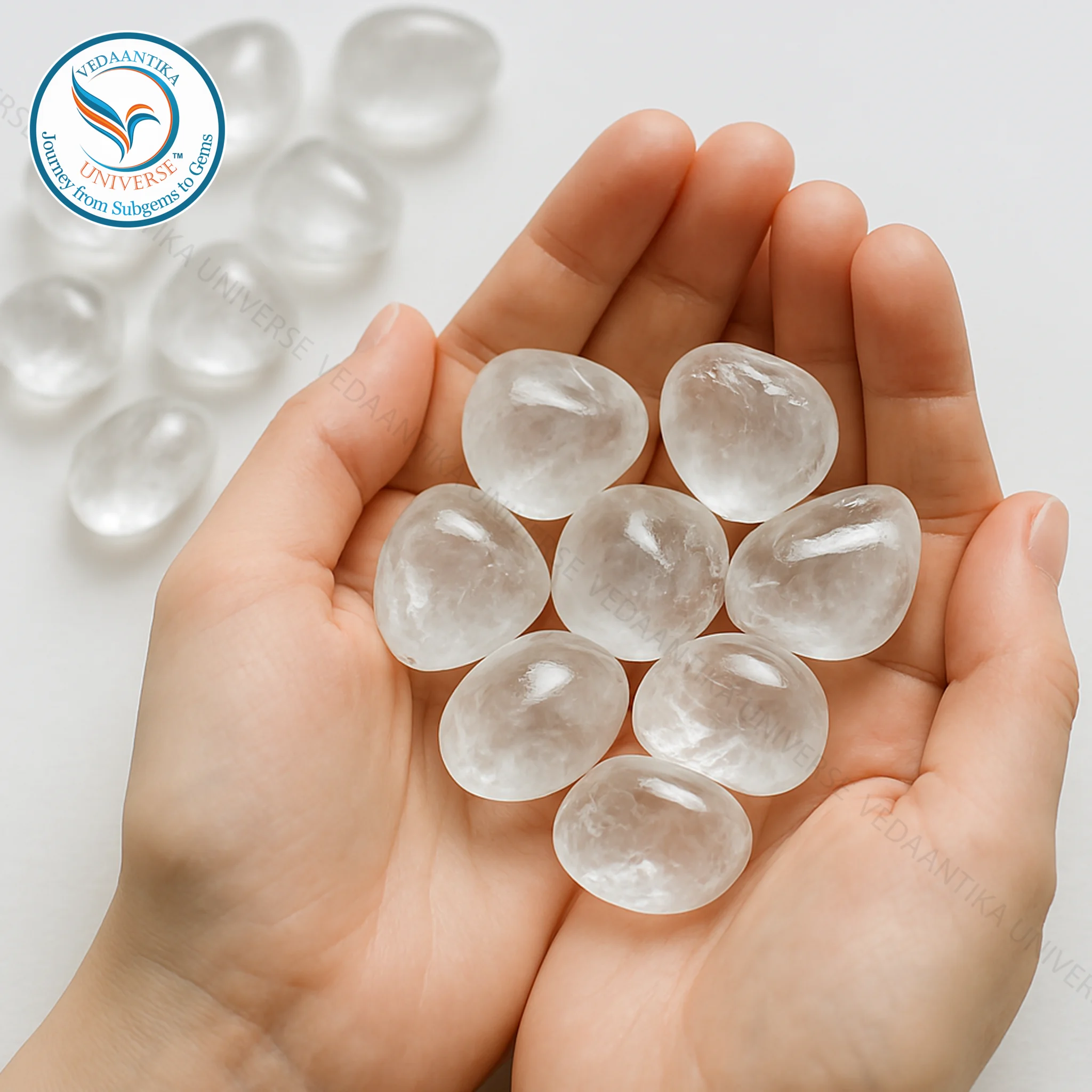 Clear Quartz Tumbled Stone Natural Crystal