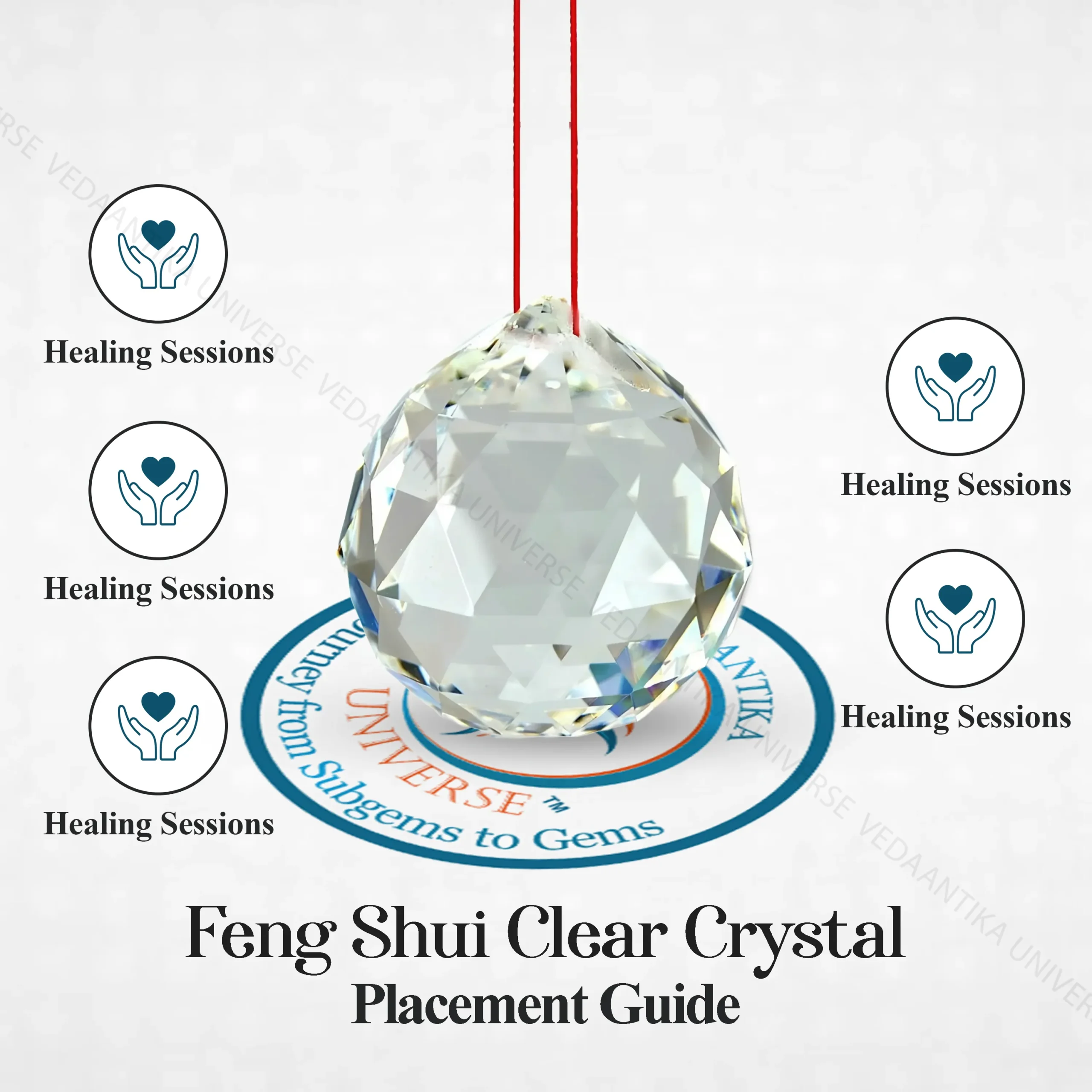 feng shui clear crystal sphere clarity