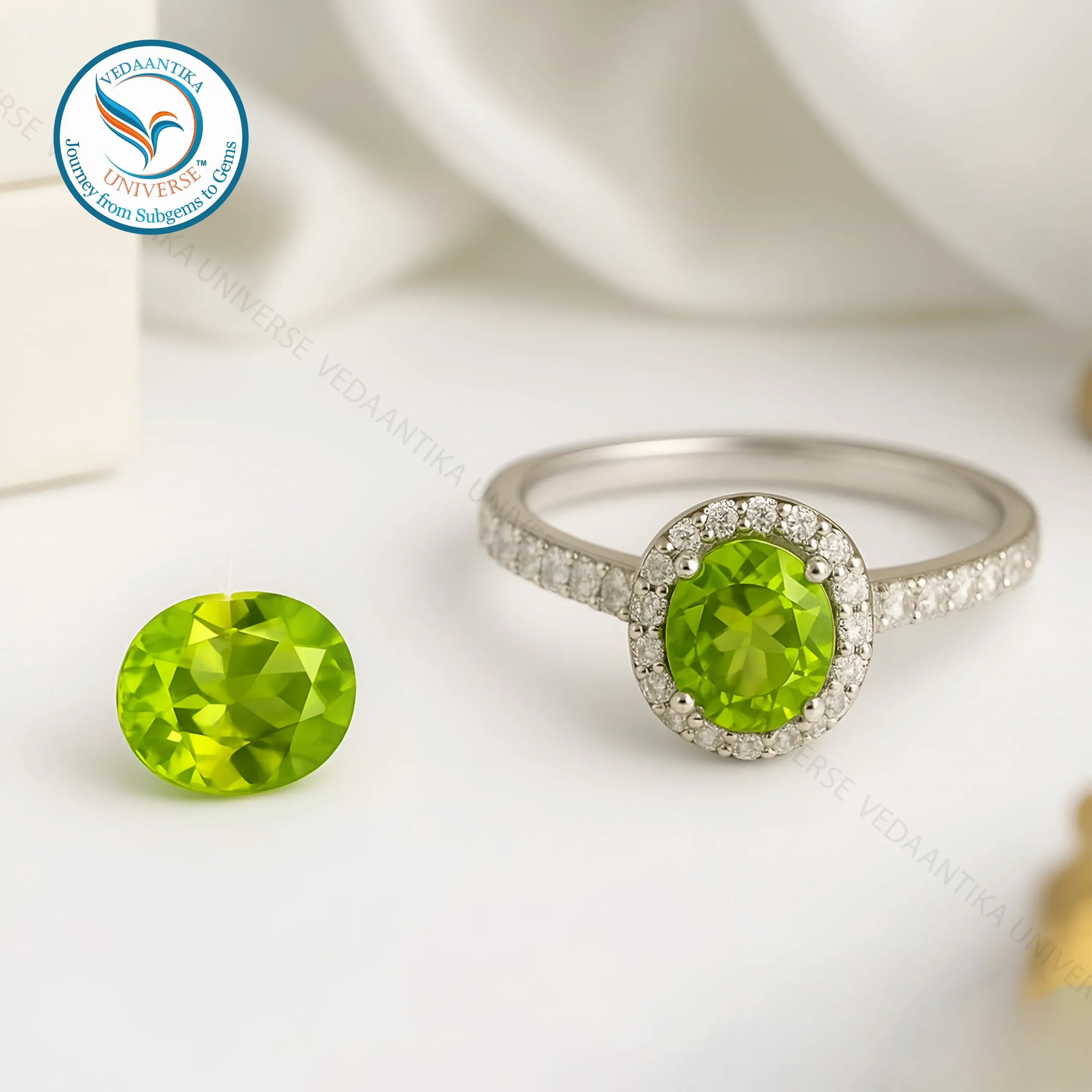 Green Peridot Stone for maintaining focus