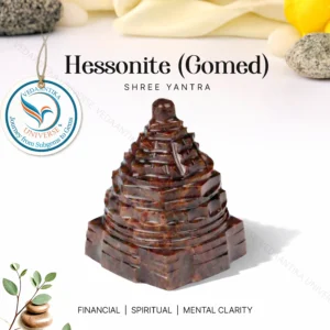 Hessonite Shree Yantra (Gomed) for Clarity and Balance
