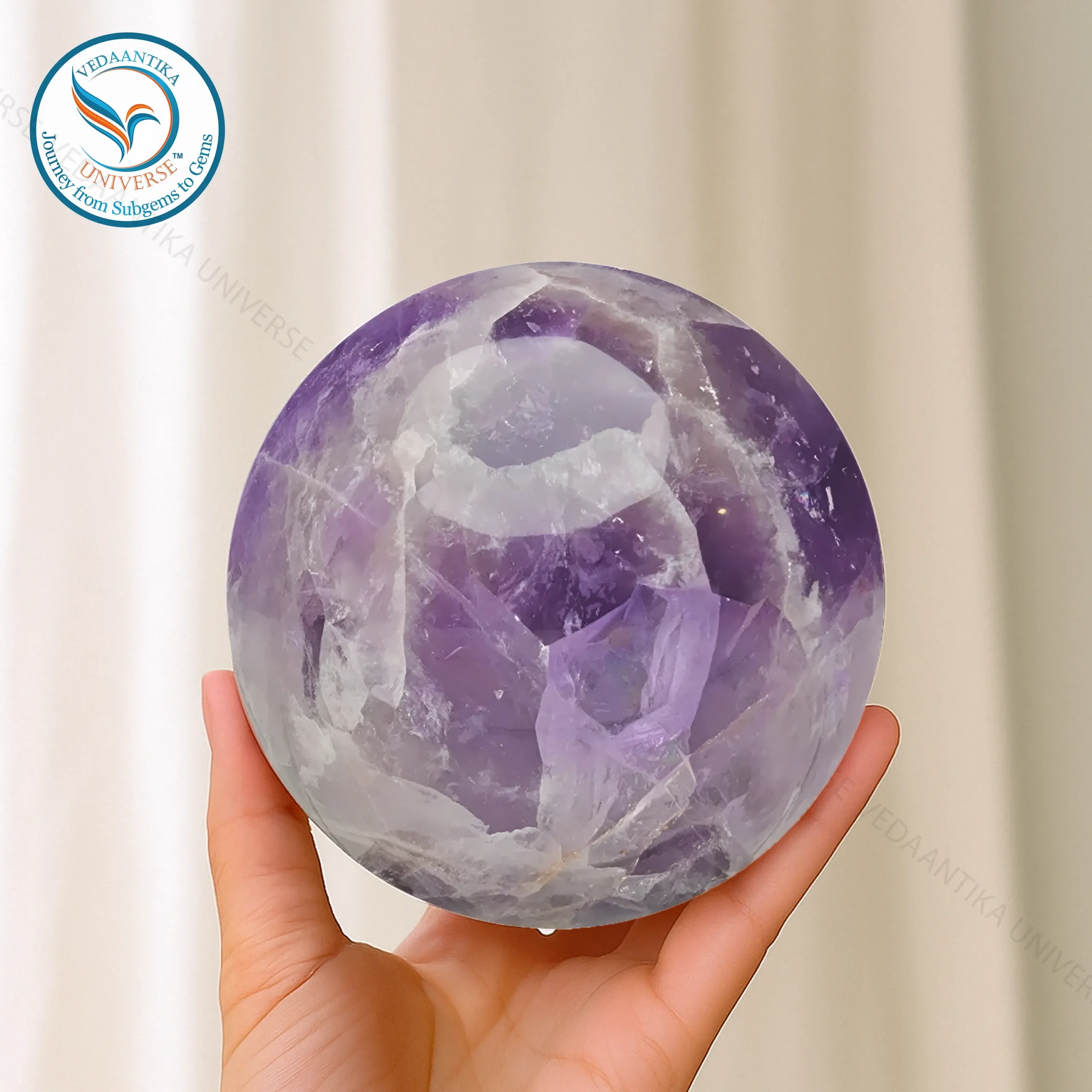 Amethyst Sphere for mental stability