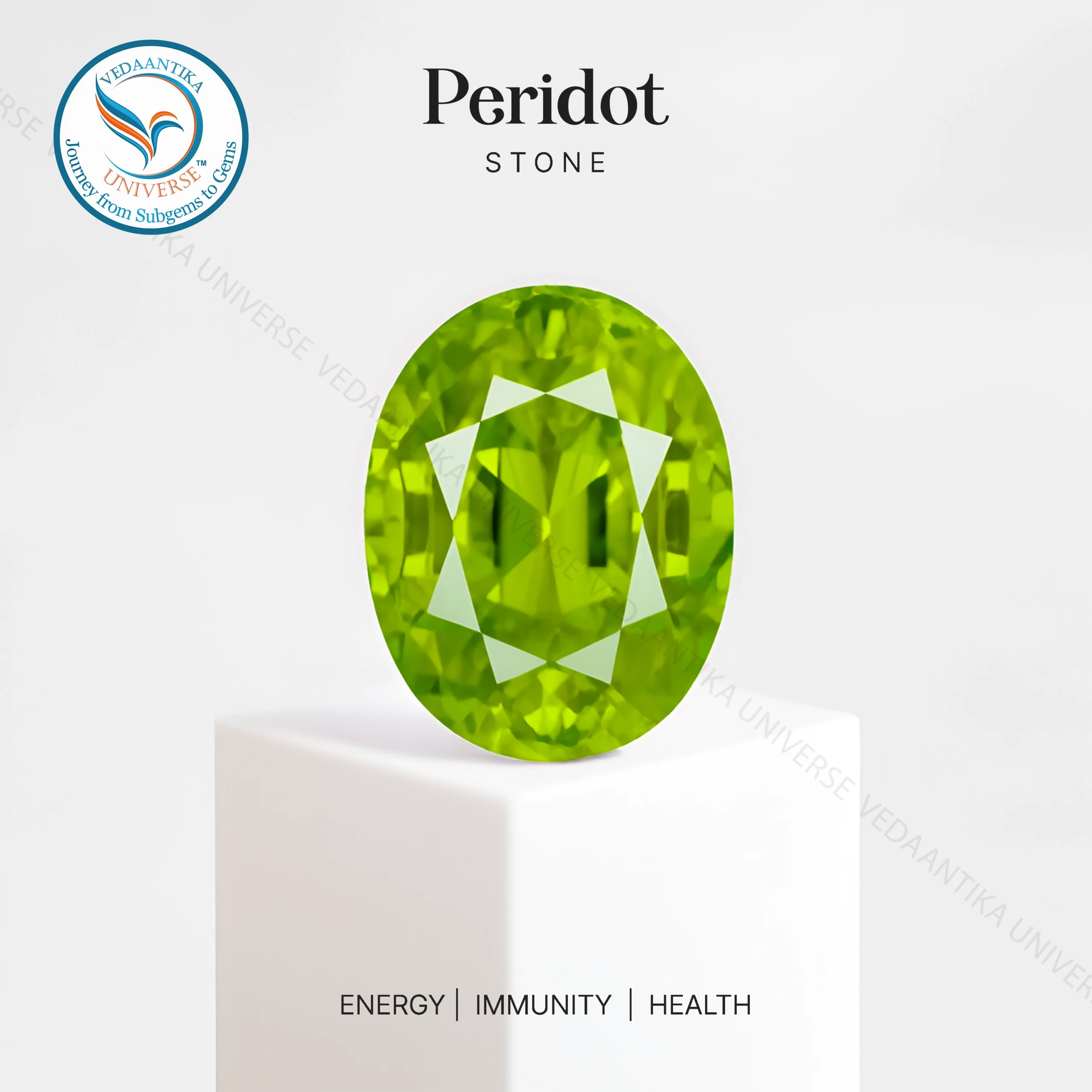 Natural Peridot Stone Green Healing Gemstone