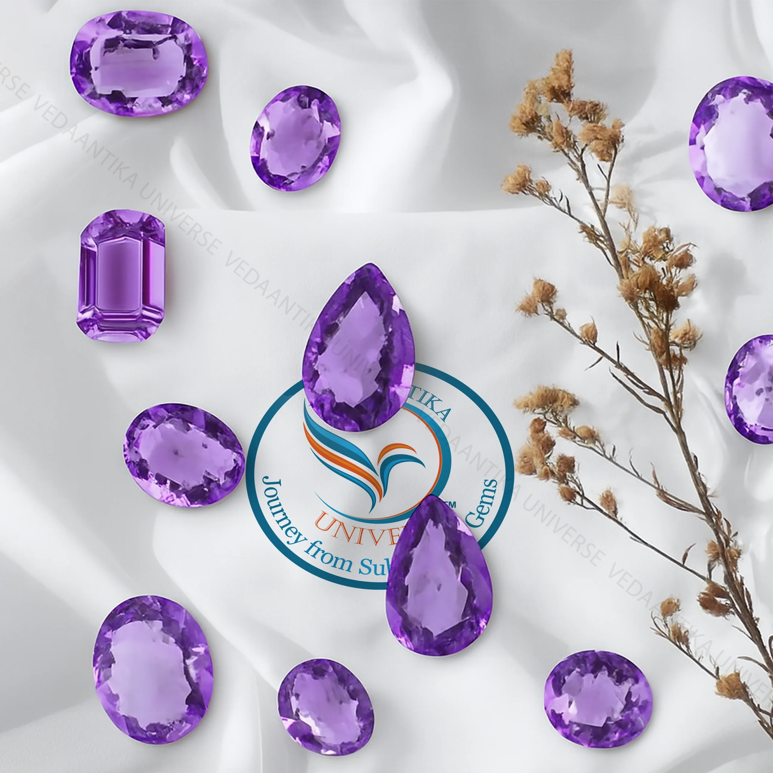 Nili stone natural blue crystal