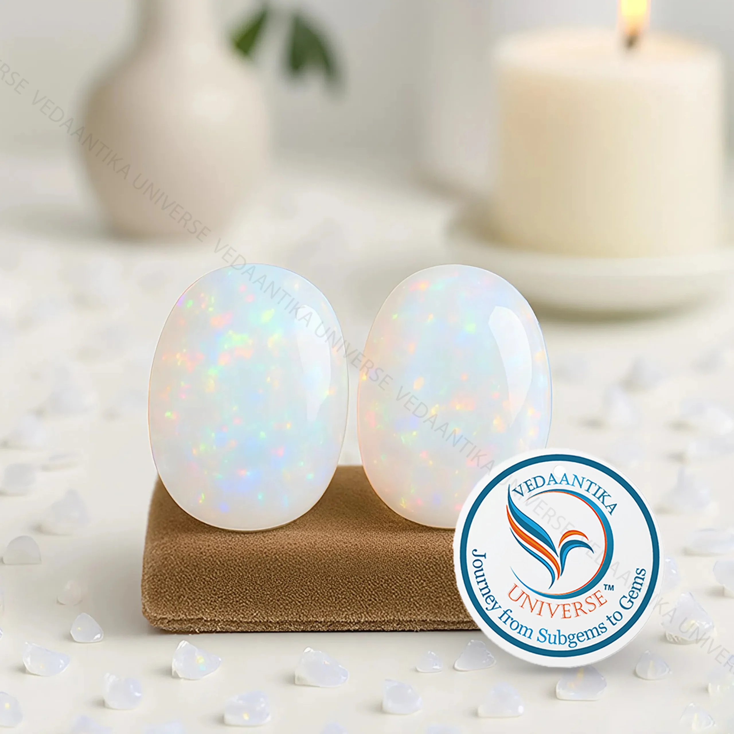 Opal stone natural crystal