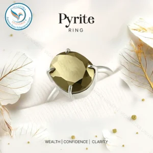 Pyrite Ring for Prosperity, Confidence and Protection