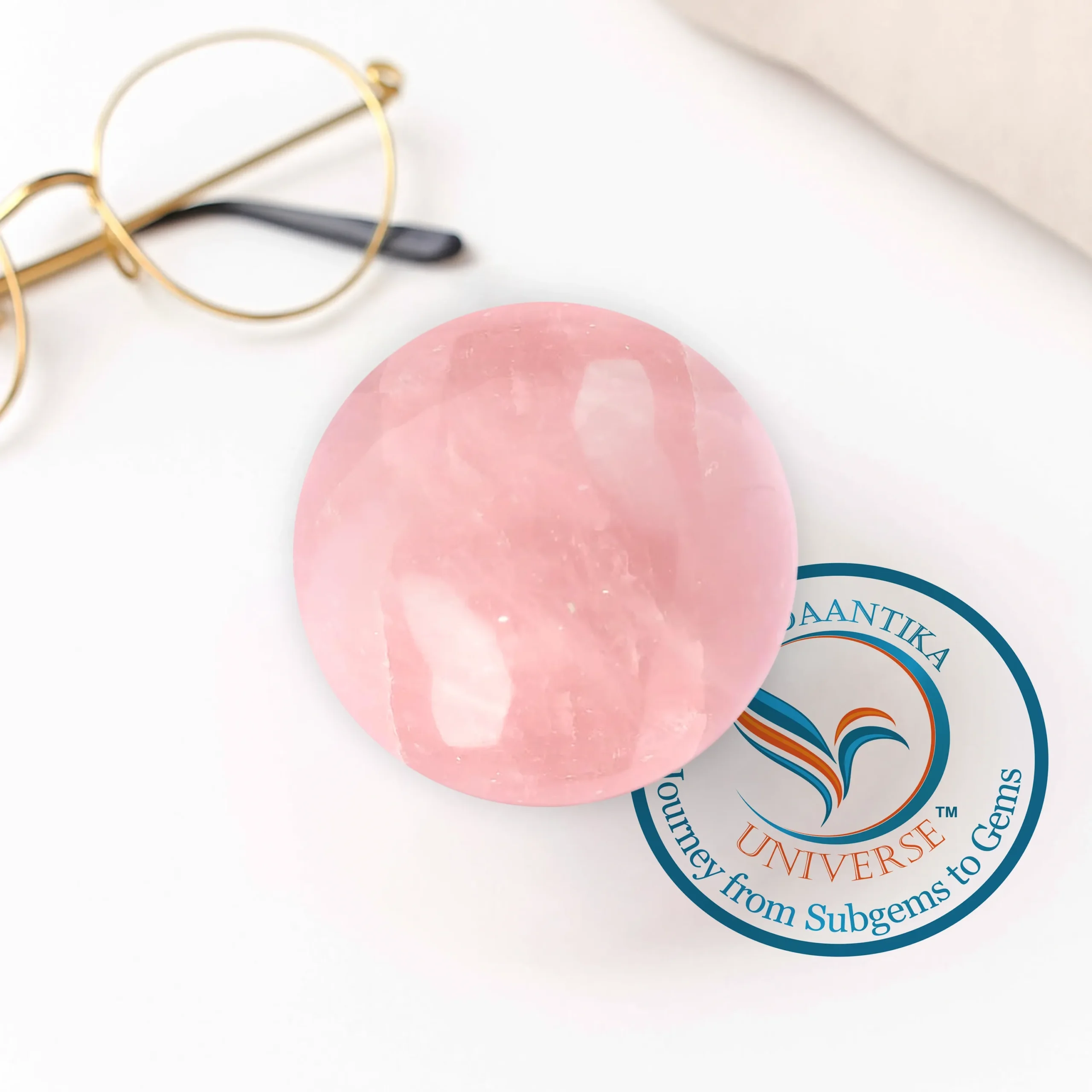 Rose Quartz Sphere for emotional balance