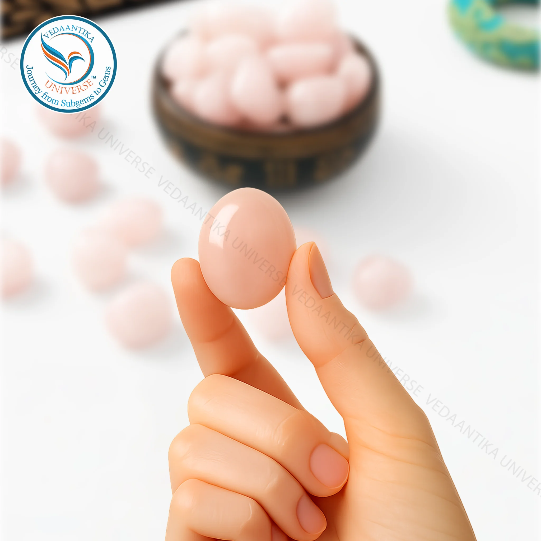 Rose Quartz Tumbled Stone Natural