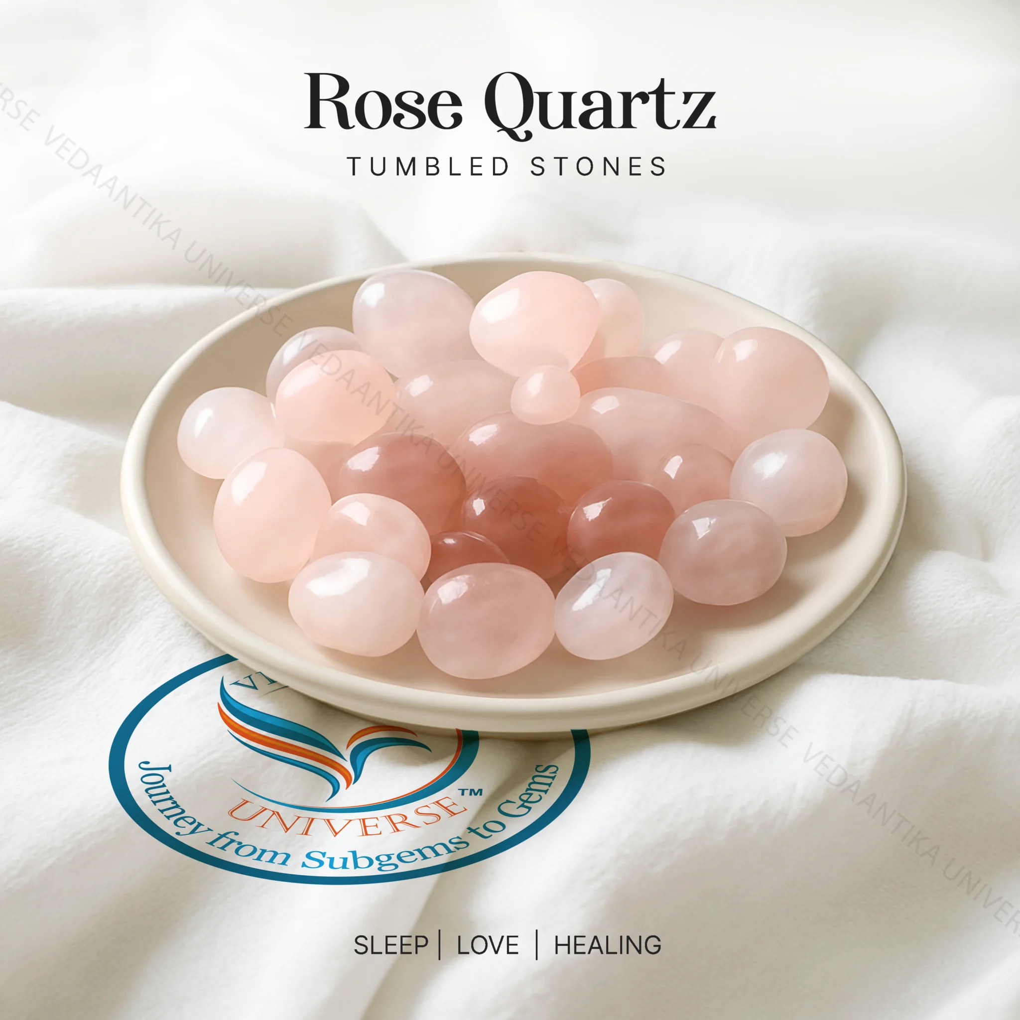 Rose Quartz Tumbled Stone