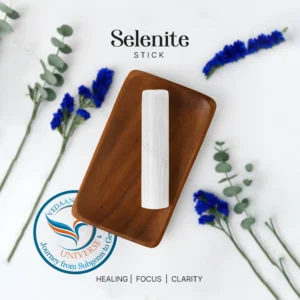 Selenite Stick for Cleansing, Clarity & Positive Energy