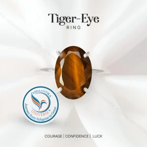 Tiger Eye Ring for Confidence, Protection and Strength