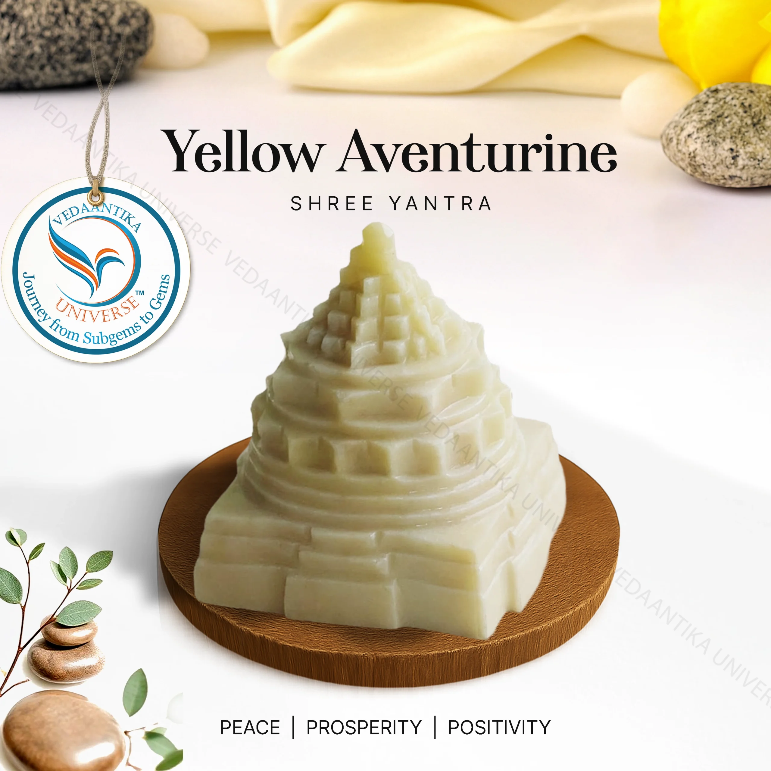 Yellow Aventurine Shree Yantra