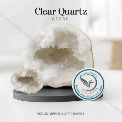 Natural Clear Quartz Geode
