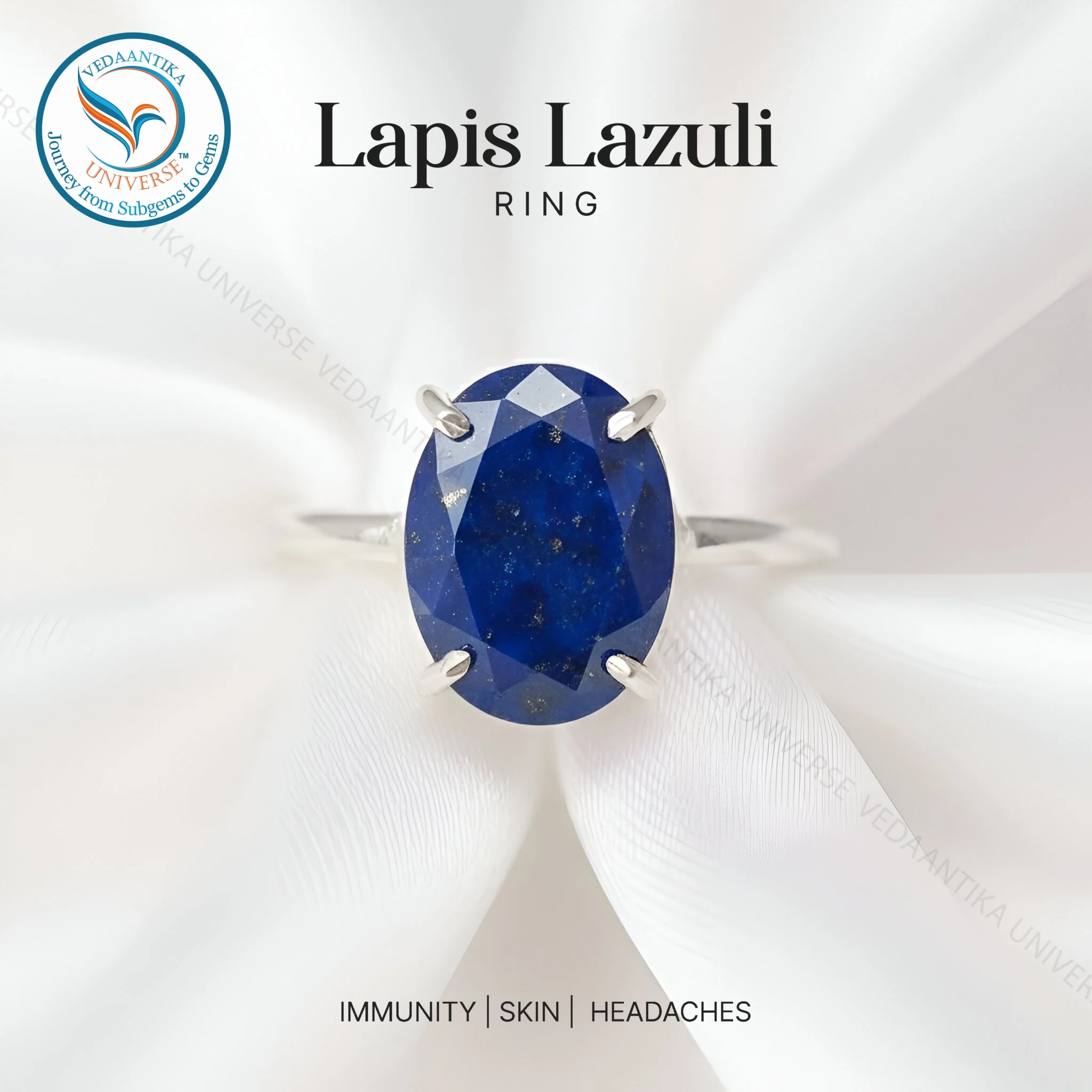 Natural Lapis Lazuli Ring