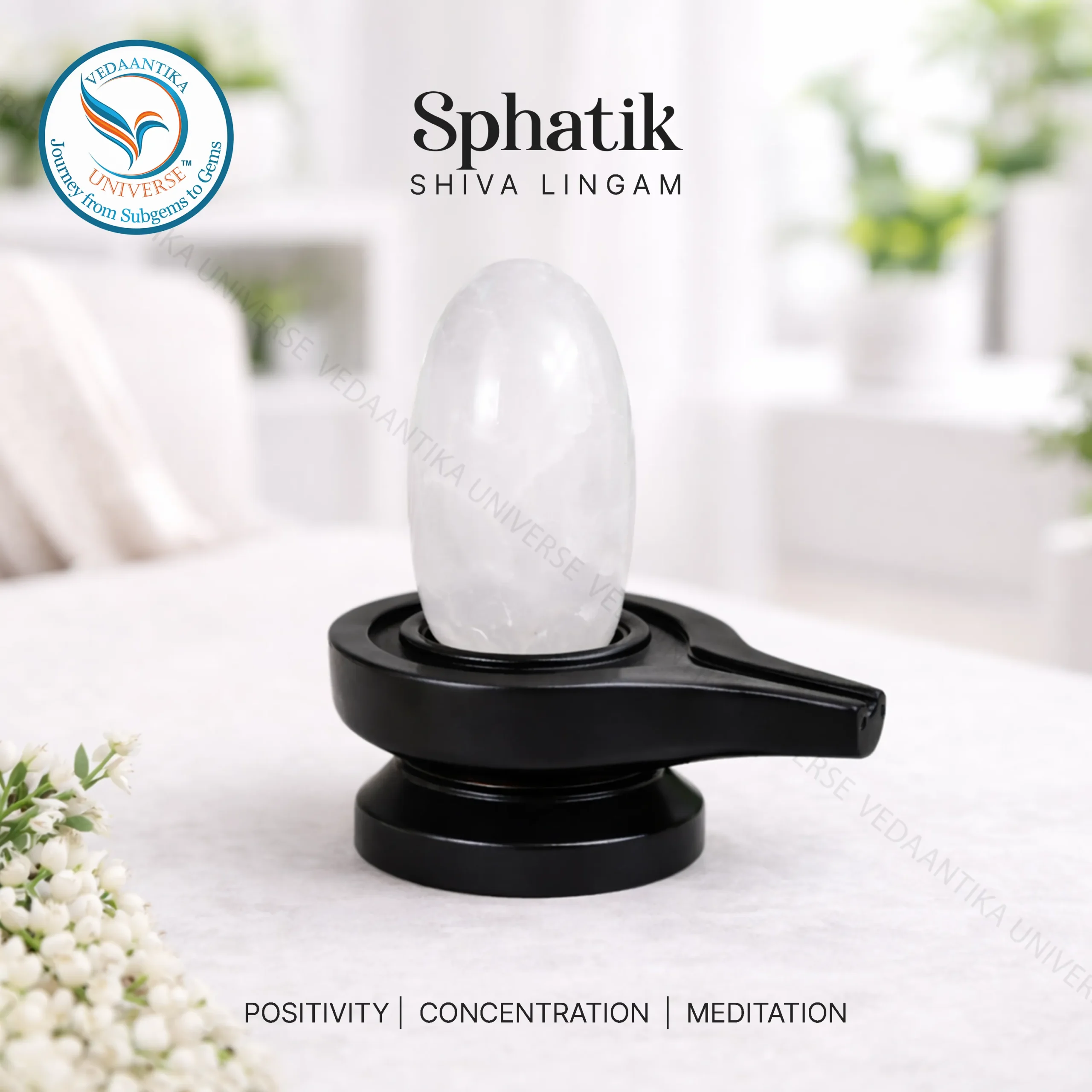 Sphatik Shiva lingam
