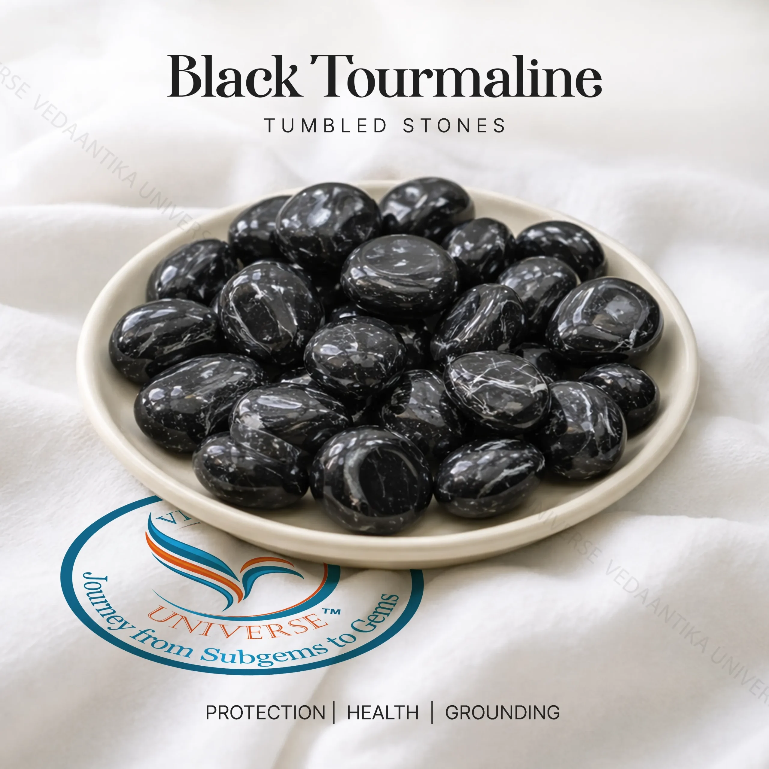 Black Tourmaline Tumbled Stone