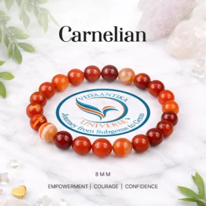Carnelian Bracelet for Confidence, Energy & Motivation