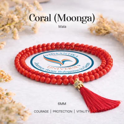 Coral (Moonga) Mala
