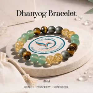 Dhanyog Bracelet for Wealth Focus, Confidence & Growth