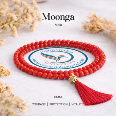 Moonga (Red Coral) Mala