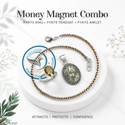 pyrite ring pendant anklet