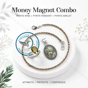 Money Magnet Combo | Pyrite Ring, Pendant & Anklet