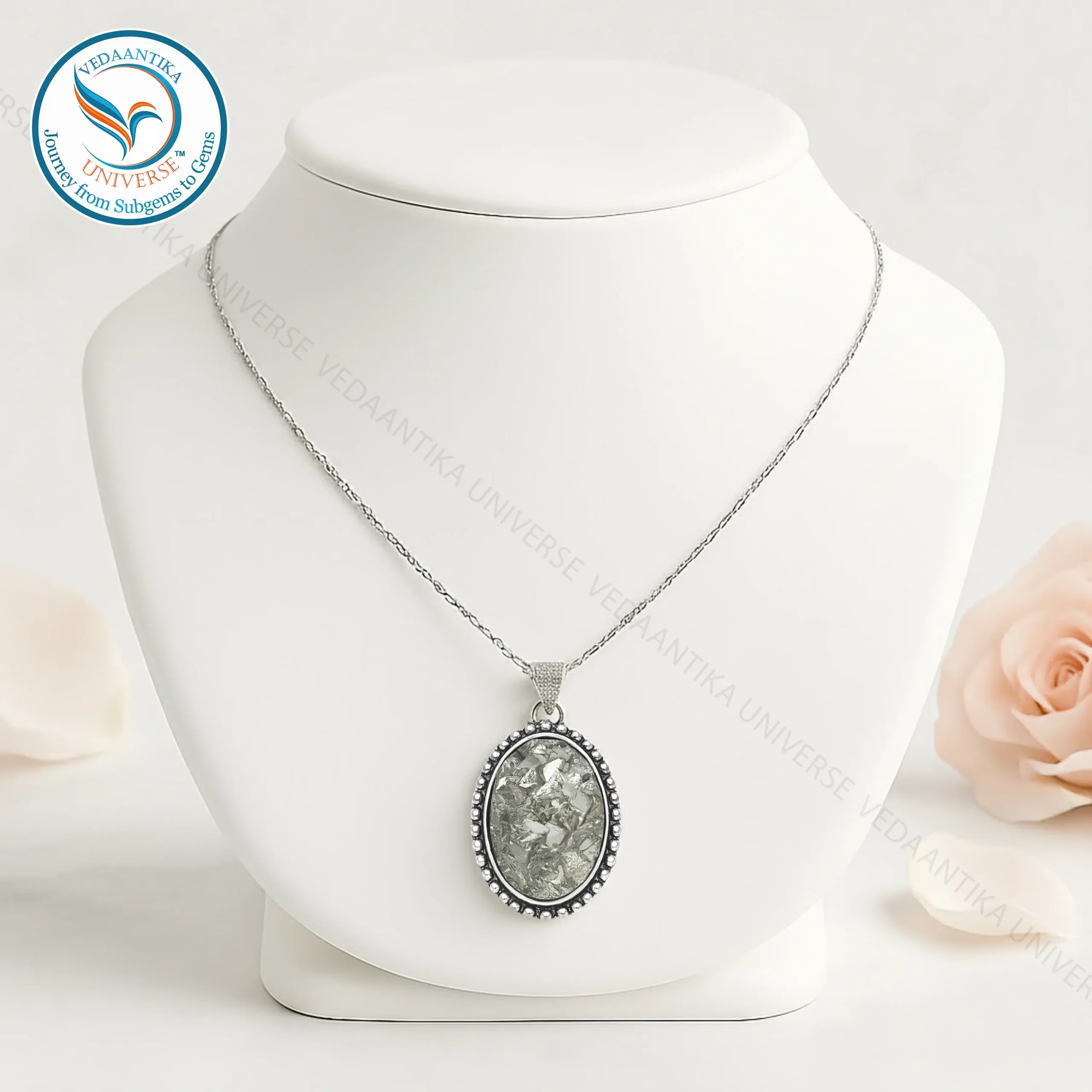 Natural Pyrite Stone Pendant