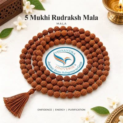 5 Mukhi Rudraksha Mala